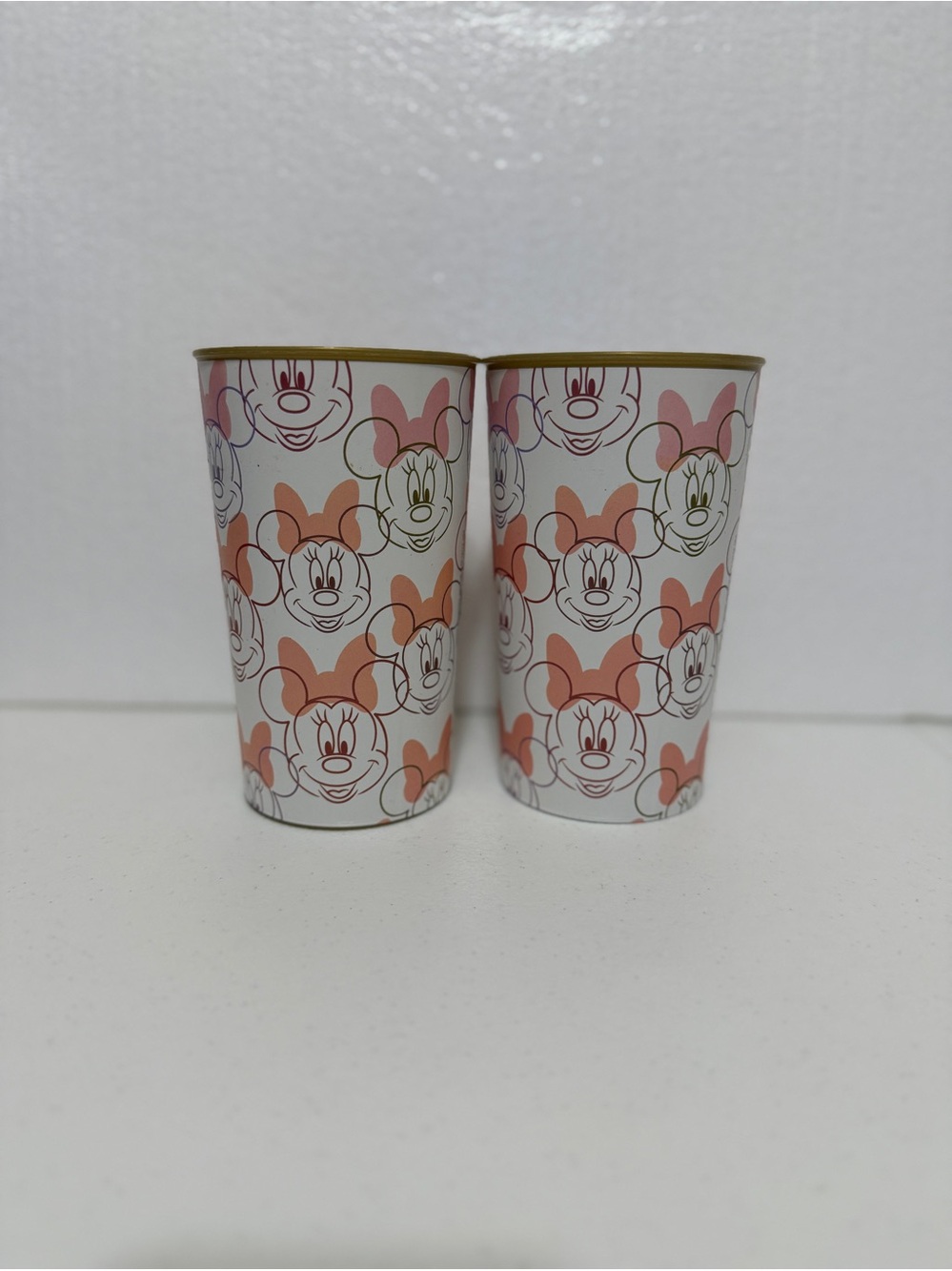 2  Minnie Mouse Disney Tumblers